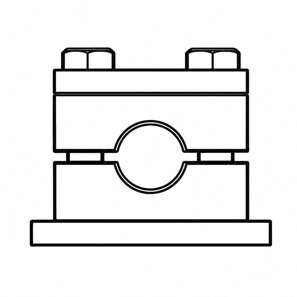 DIN 3015 Clamp Architecture Cross-Section